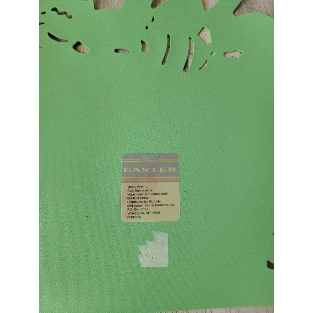 Green foam Easter placemat egg‎ set home decor